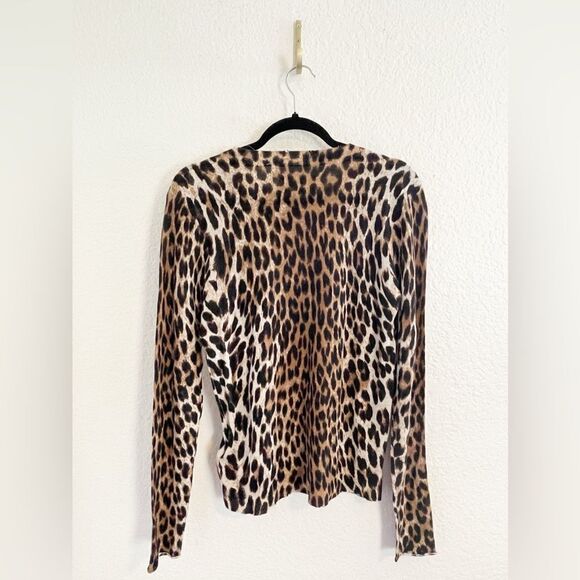 Zadig & Voltaire Miss Leo leopard cashmere sweater NWT. Medium - Picture 4 of 9